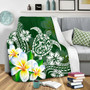Hawaii Premium Blanket Polynesian Turtle Tattoo Plumeria Original Style