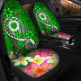CNMI Car Seat Covers - Turtle Plumeria (Green)