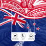 New Zealand Rugby Jersey Flag With Map And Maori Pattern