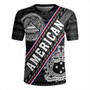 Samoa Rugby Jersey American Samoa Coat Of Arms Half Style
