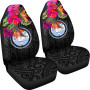 Marshall Islands Car Seat Covers - Hibiscus Polynesian Pattern