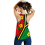 Vanuatu Women Tank Tribal Polynesia Tattoo With Map