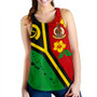 Vanuatu Women Tank Tribal Polynesia Tattoo With Map