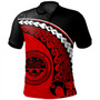 Federated States Of Micronesia Polo Shirt Turtle Polynesian Tribal Coat Of Arms