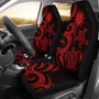 Nauru Car Seat Covers - Red Tentacle Turtle