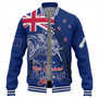 New Zealand Baseball Jacket Waitangi Day Flag Kiwi Bird Style