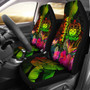 Samoa Polynesian Car Seat Covers -  Hibiscus and Banana Leaves