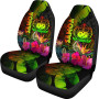 Samoa Polynesian Car Seat Covers -  Hibiscus and Banana Leaves