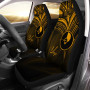 Yap State Car Seat Cover - Gold Color Cross Style
