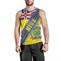 Niue Tank Top Flag And Coat Of Arms
