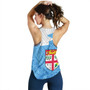 Fiji Women Tank Polynesian Tattoo Flag And Coat Of Arms