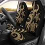 Pohnpei Micronesian Car Seat Covers - Gold Tentacle Turtle