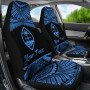 Guam Polynesian Custom Personalised Car Seat Covers - Pride Blue Version