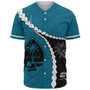 Guam Baseball Shirt Tribal Spirits Coconut Tree