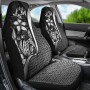 Tonga Polynesian Car Seat Covers White - Turtle With Hook