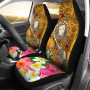 Fiji Car Seat Covers - Turtle Plumeria (Gold)