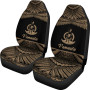 Vanuatu Polynesian Car Seat Covers - Pride Gold Version