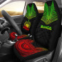 Samoa Car Seat Cover - Samoa Coat Of Arms Polynesian Chief Tattoo Reggae Version