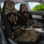 Kosrae Polynesian Car Seat Covers - Pride Gold Version