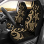 Kosrae Micronesian Car Seat Covers - Gold Tentacle Turtle
