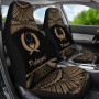 Pohnpei Polynesian Car Seat Covers - Pride Gold Version