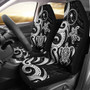 Chuuk Micronesian Car Seat Covers - White Tentacle Turtle