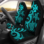 Wallis and Futuna Car Seat Covers - Turquoise Tentacle Turtle