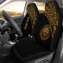Federated States of Micronesia Car Seat Covers - FSM Seal Polynesian Gold Curve