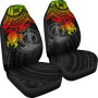 Vanuatu Car Seat Covers - Vanuatu Coat Of Arms Reggae Turtle18