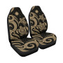 Northern Mariana Islands Car Seat Covers - Gold Tentacle Turtle