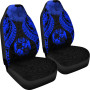 Tonga Polynesian Car Seat Covers Pride Seal And Hibiscus Blue