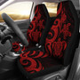 New Caledonia Car Seat Covers - Red Tentacle Turtle
