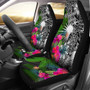 Marshall Islands Car Seat Covers - Turtle Plumeria Banana Leaf