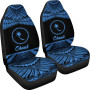 Chuuk Polynesian Car Seat Covers - Pride Blue Version