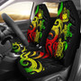 Samoa Polynesian Car Seat Covers - Reggae Tentacle Turtle