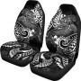 Tahiti Car Seat Covers - White Shark Polynesian Tattoo