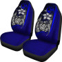 Tonga Polynesian Car Seat Covers Blue - Turtle With Hook