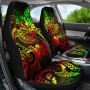 Tahiti Car Seat Covers - Reggae Shark Polynesian Tattoo