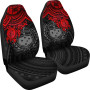 Samoa Car Seat Covers - Samoa Coat Of Arms Red Turtle Hibiscus18