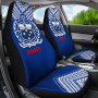 Samoa Car Seat Cover - Samoa Coat Of Arms Athletic Style