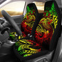 Guam Polynesian Car Seat Covers - Reggae Shark Polynesian Tattoo