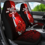 Wallis and Futuna Polynesian Car Seat Covers - Coat Of Arm With Hibiscus
