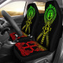 Northern Mariana Islands Car Seat Covers - CNMI Seal Micronesian Tribal Reggae