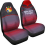 Tonga Polynesian Car Seat Covers - Grey Tattoo