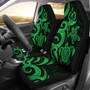 Vanuatu Car Seat Covers - Green Tentacle Turtle