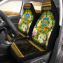 Tuvalu Car Seat Cover - Polynesian Gold Patterns Collection