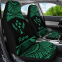 Kosrae Polynesian Car Seat Covers - Pride Green Version