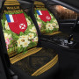 Wallis and Futuna Car Seat Cover - Polynesian Gold Patterns Collection