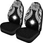 Marshall Islands Polynesian Car Seat Covers Pride Seal And Hibiscus Black