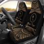 Chuuk Polynesian Custom Personalised Peisonalised Car Seat Covers - Pride Gold Version